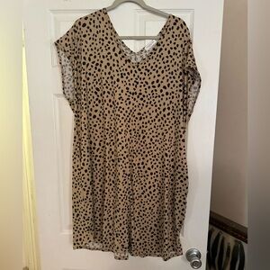 Animal print dress from chic soul size 1x
